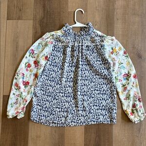 Current Air Kids Floral and Patterned Blouse